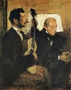 Artist-s Father and Pagand Edgar Degas